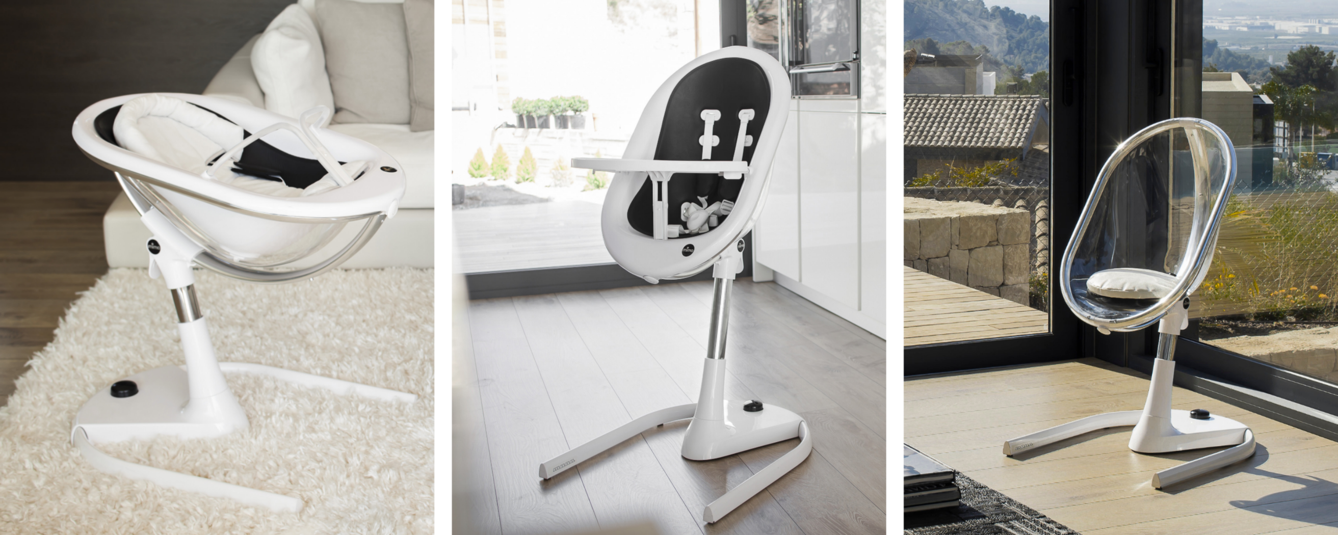 The easy-clean, adjustable high chair: mima moon