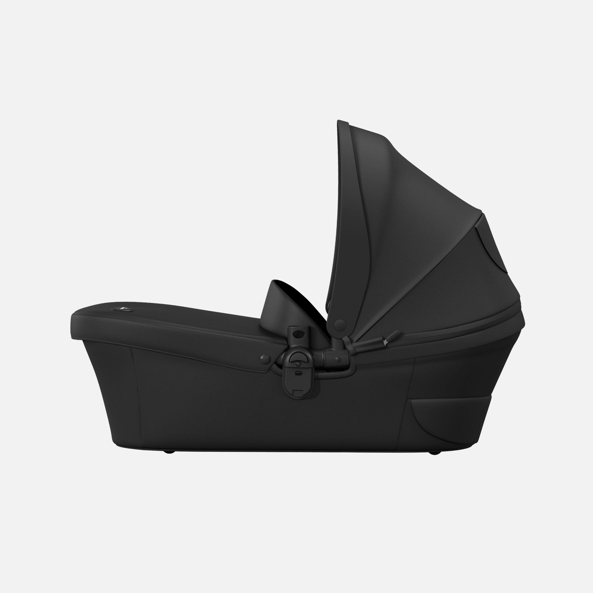 mima xari max bassinet with shared Black canopy, stylish newborn stroller accessory