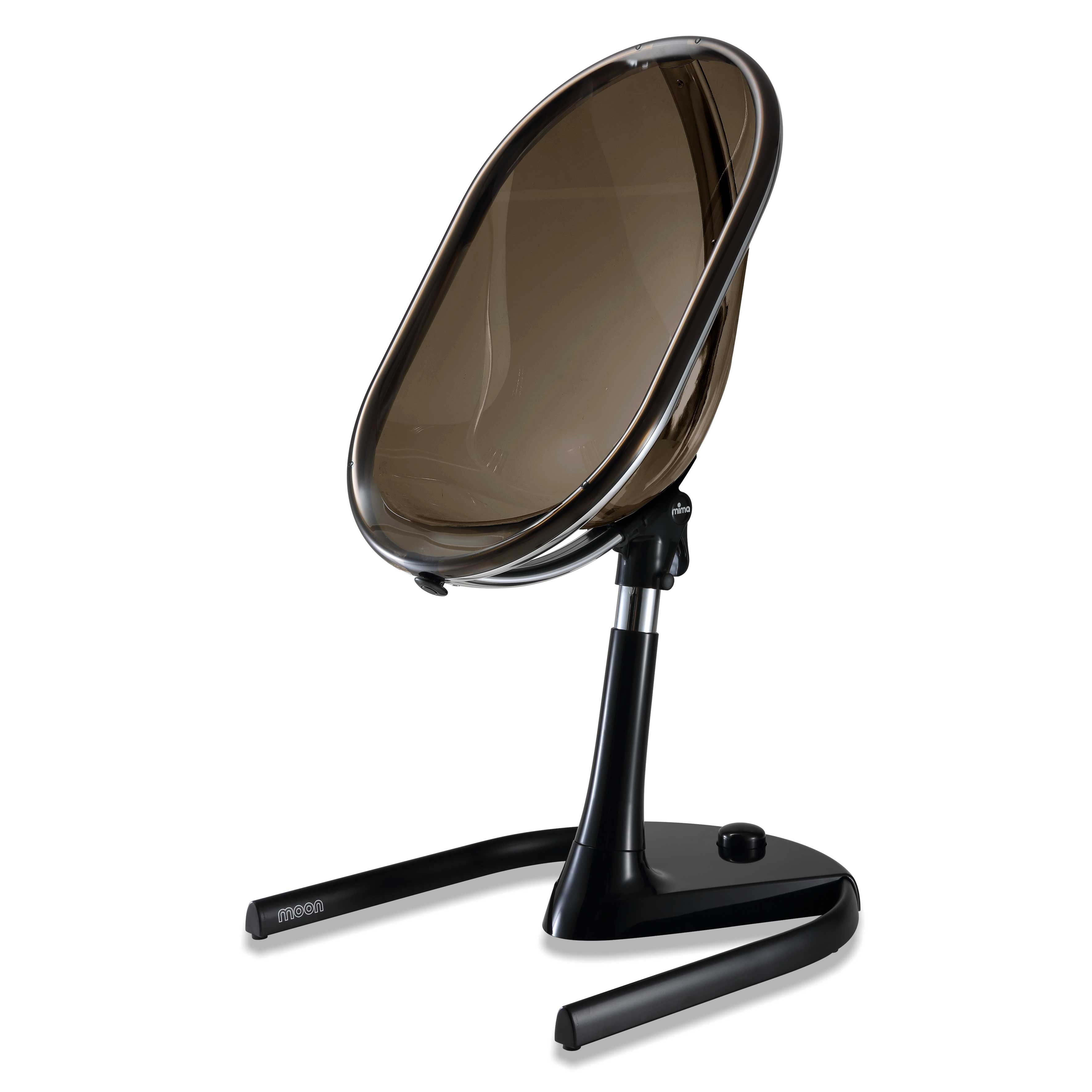 black Mima Moon 2G high chair as a modern junior chair