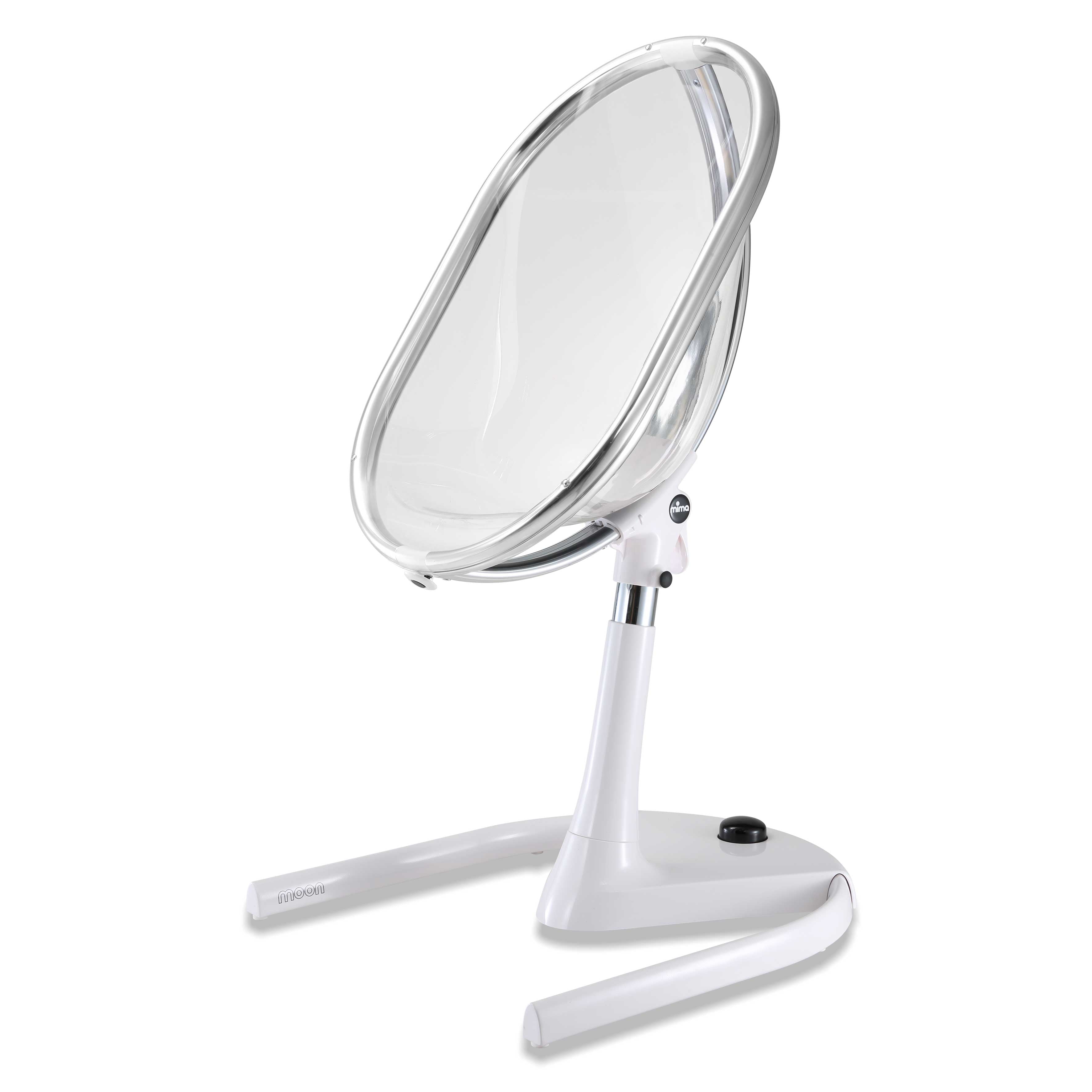 White Mima Moon 2G high chair as a modern junior chair