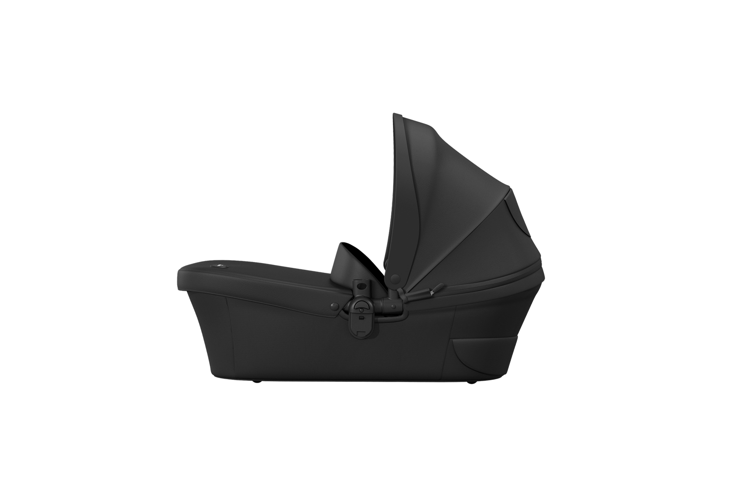 mima xari max bassinet with shared Black canopy, stylish newborn stroller accessory