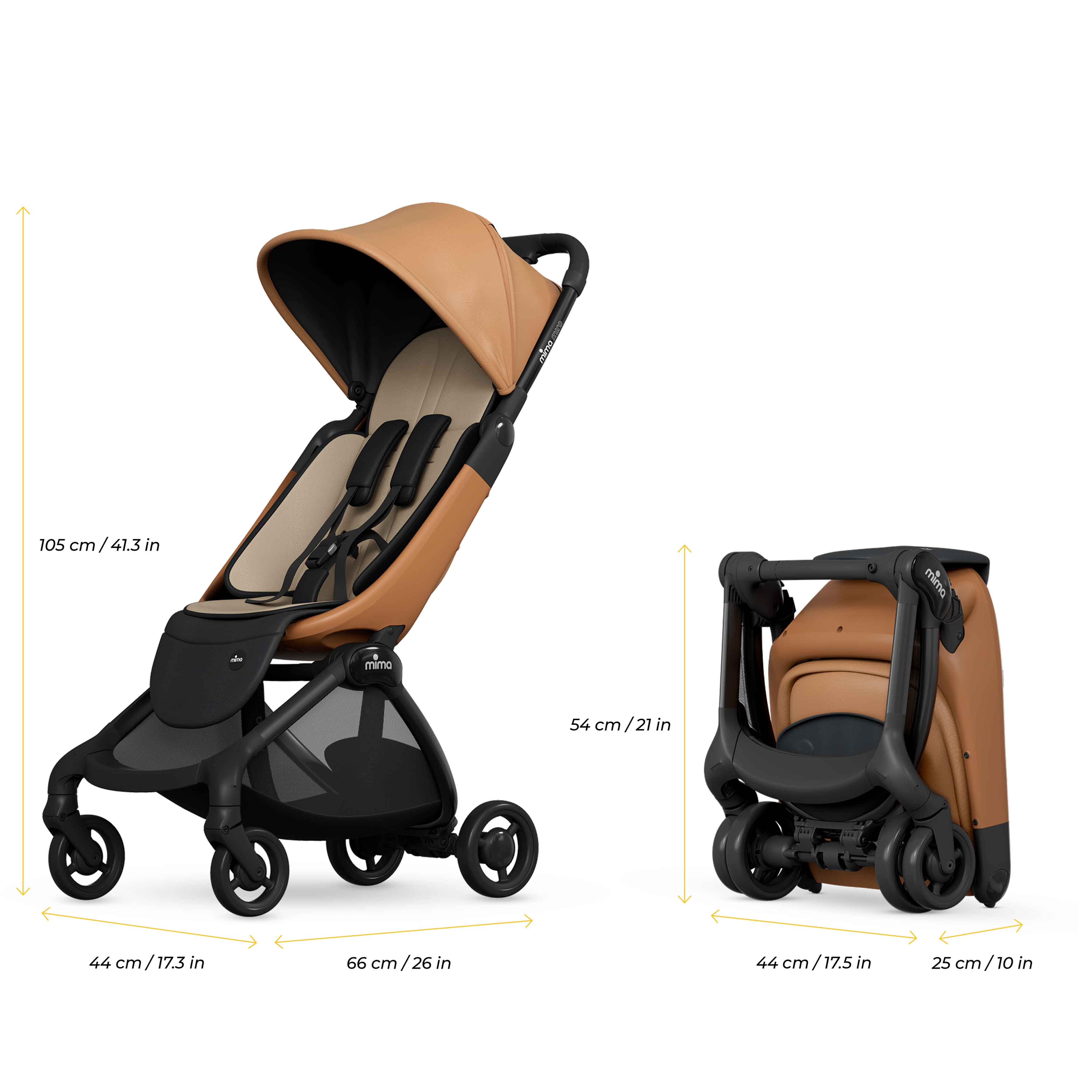 Mima Miro Compact luxury Travel baby stroller