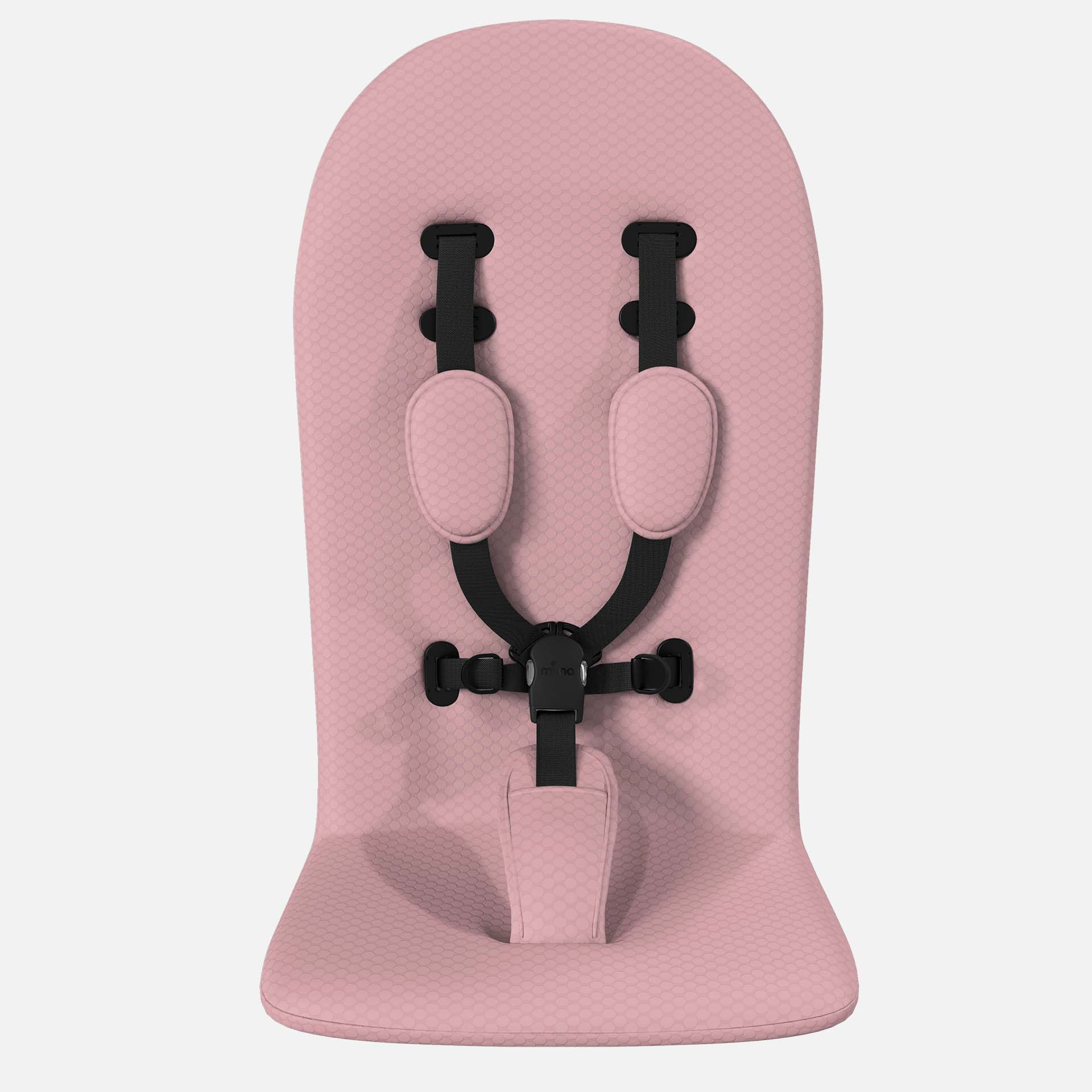Rose Pink mima Xari Max seat pad, standalone top view for style and comfort