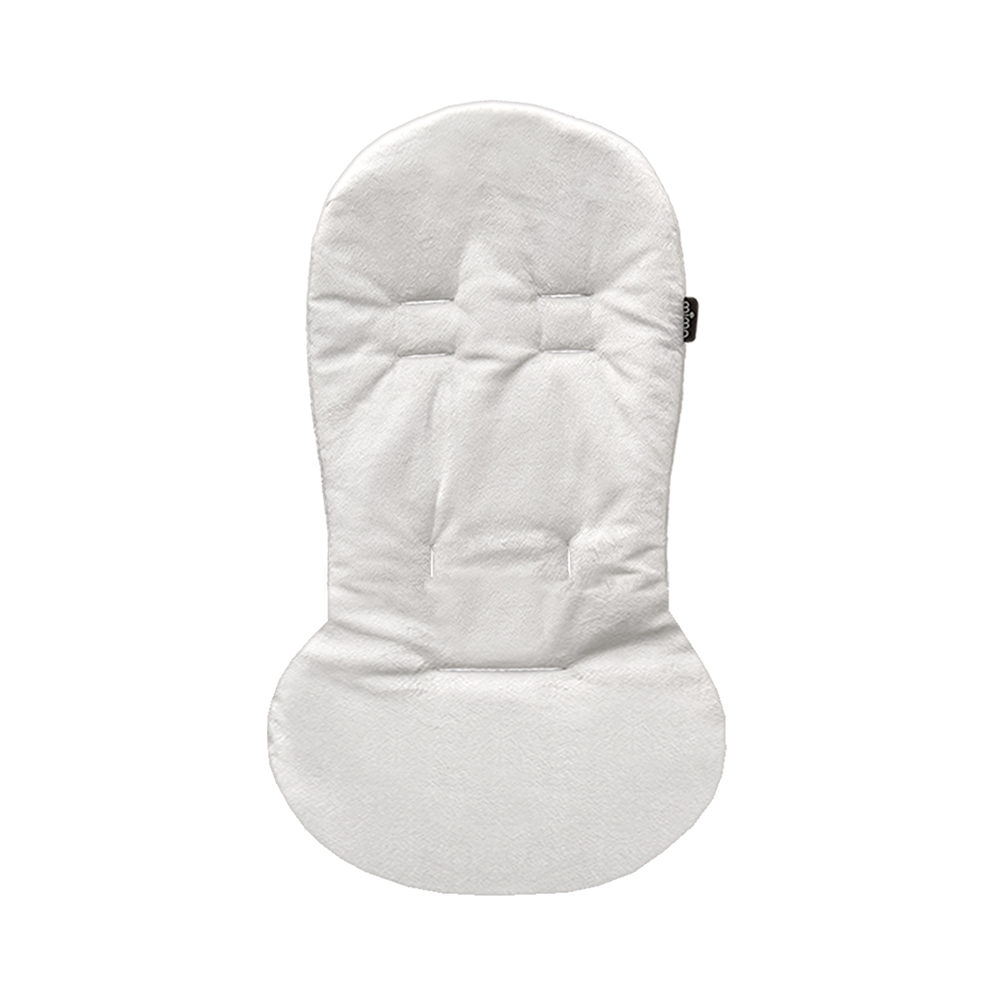 White Mima Xari Seat Liner, front view, protects stroller from spills