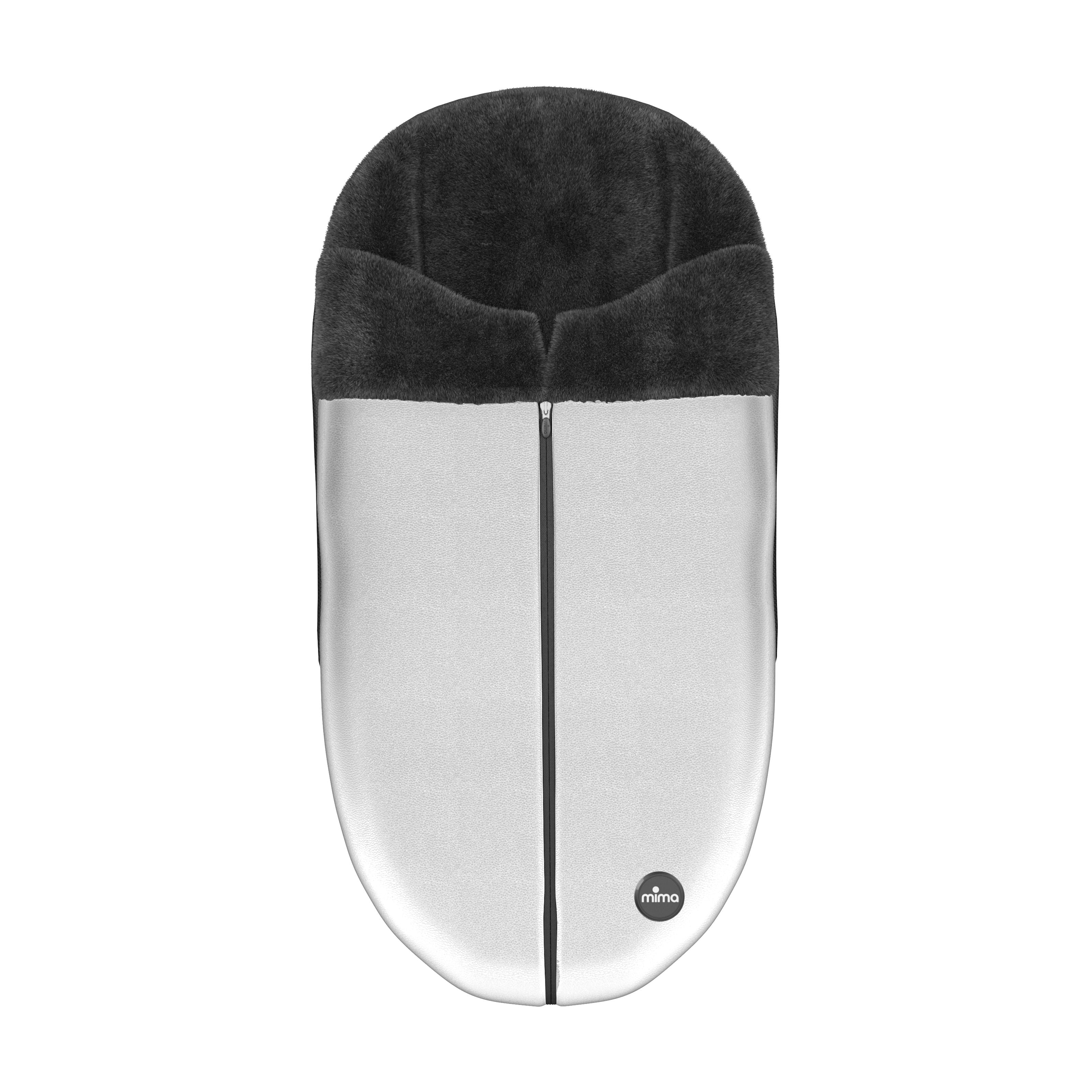 Argento Mima® Footmuff with soft wool interior for keeping baby warm