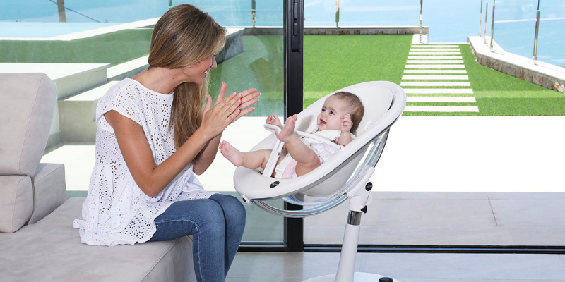 3-in-1 convertible high chair seating Mima Moon
