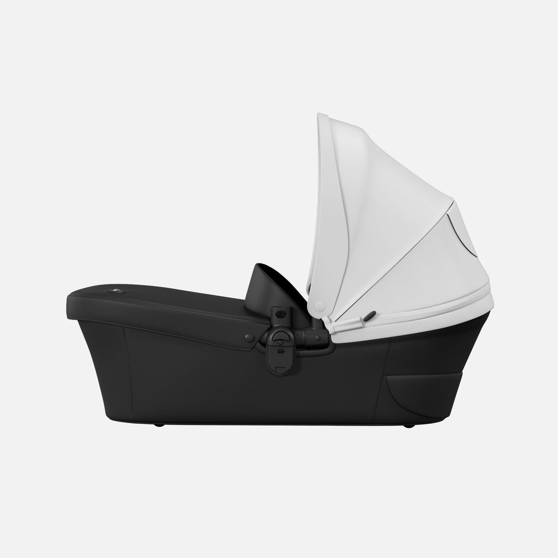 mima xari max bassinet with shared Snow White canopy, stylish newborn stroller accessory