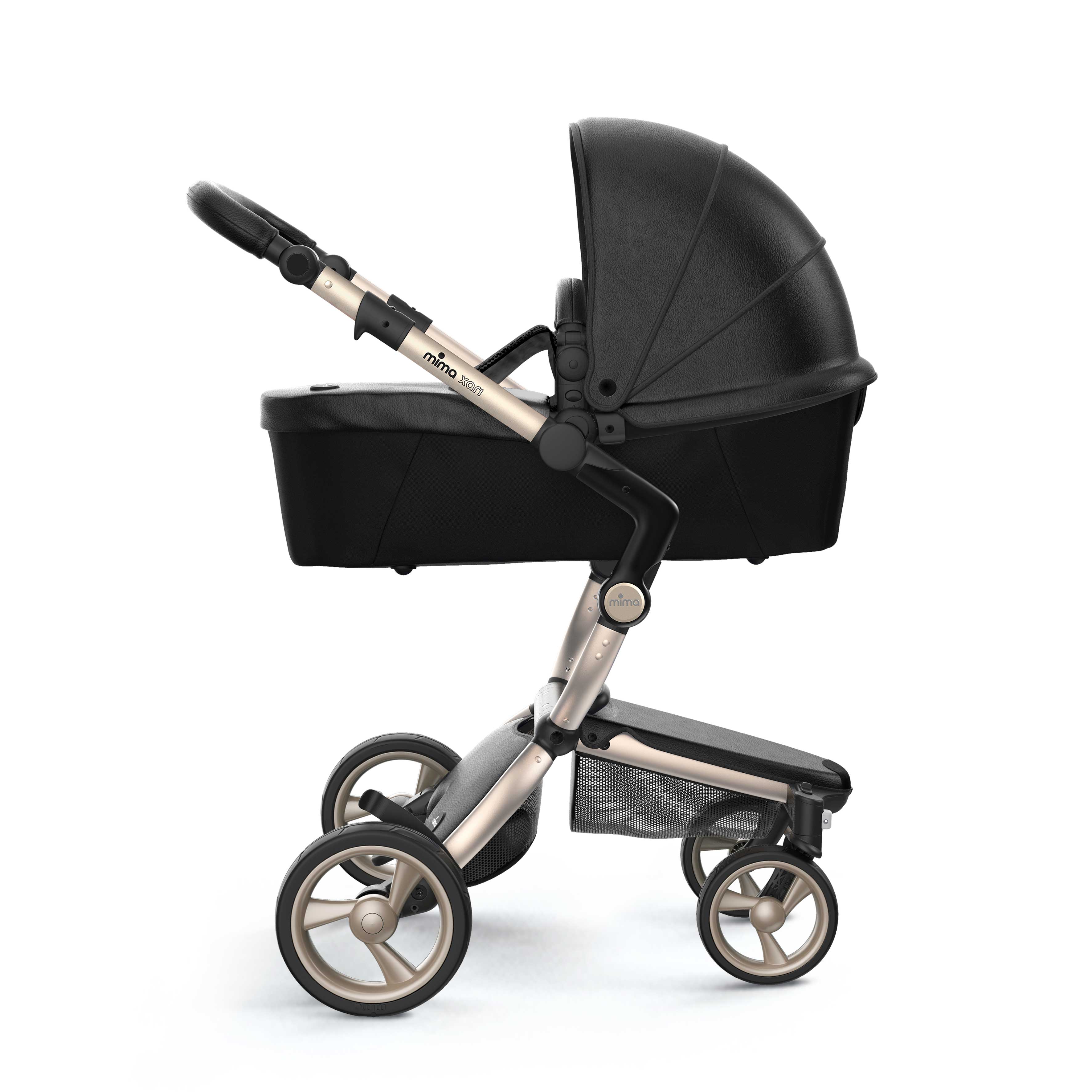 White and rose gold clearance pram