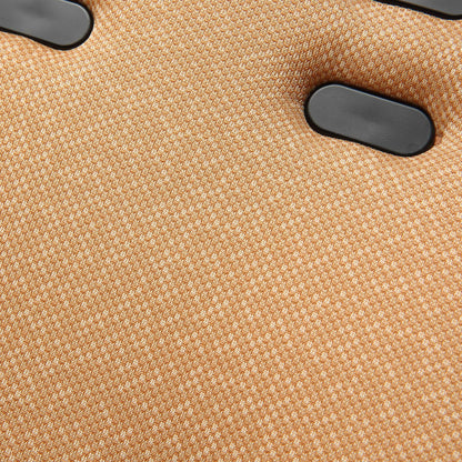 textured seat pad fabric detail of mima creo stroller in mocha cream 