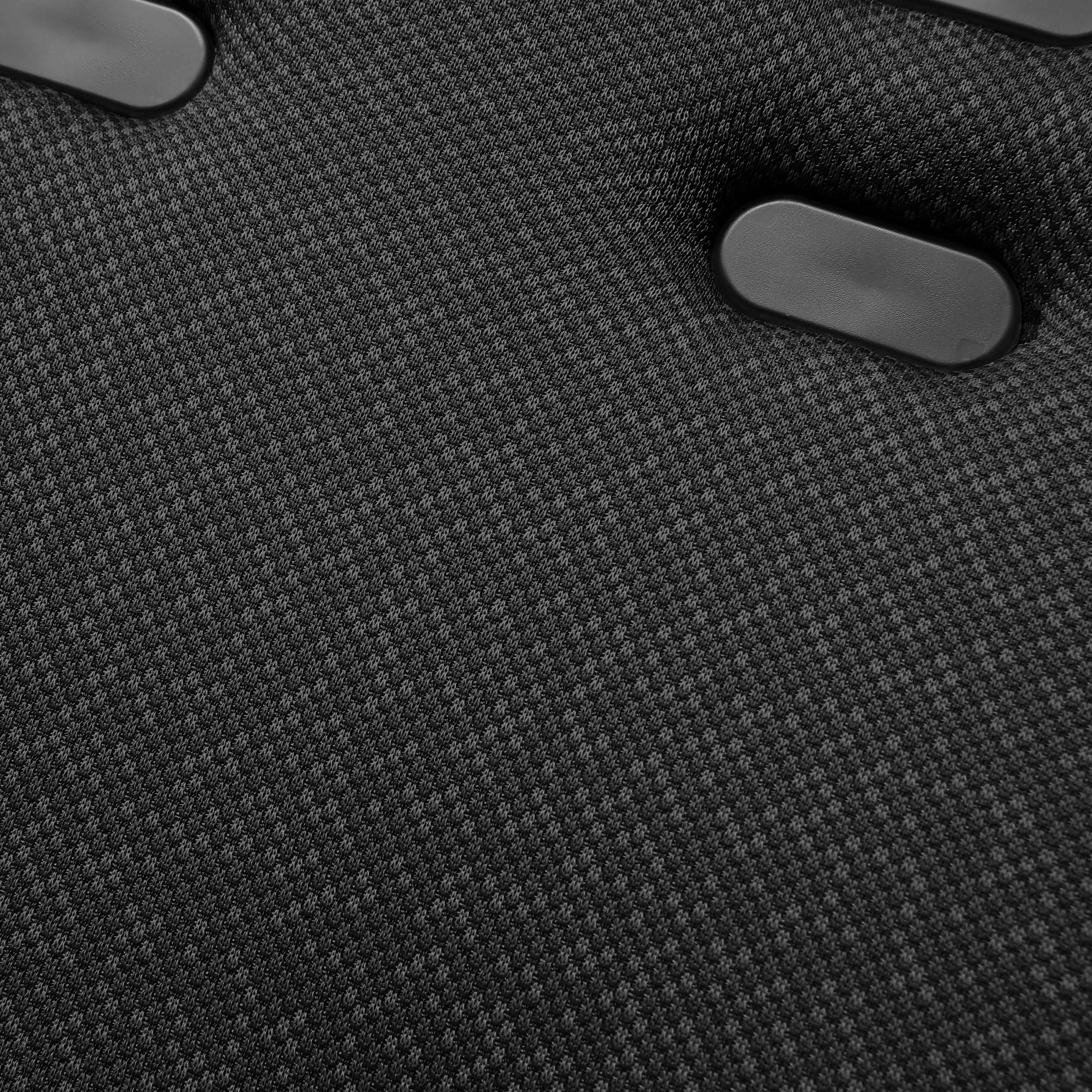 textured seat pad fabric detail of mima creo stroller in white 
