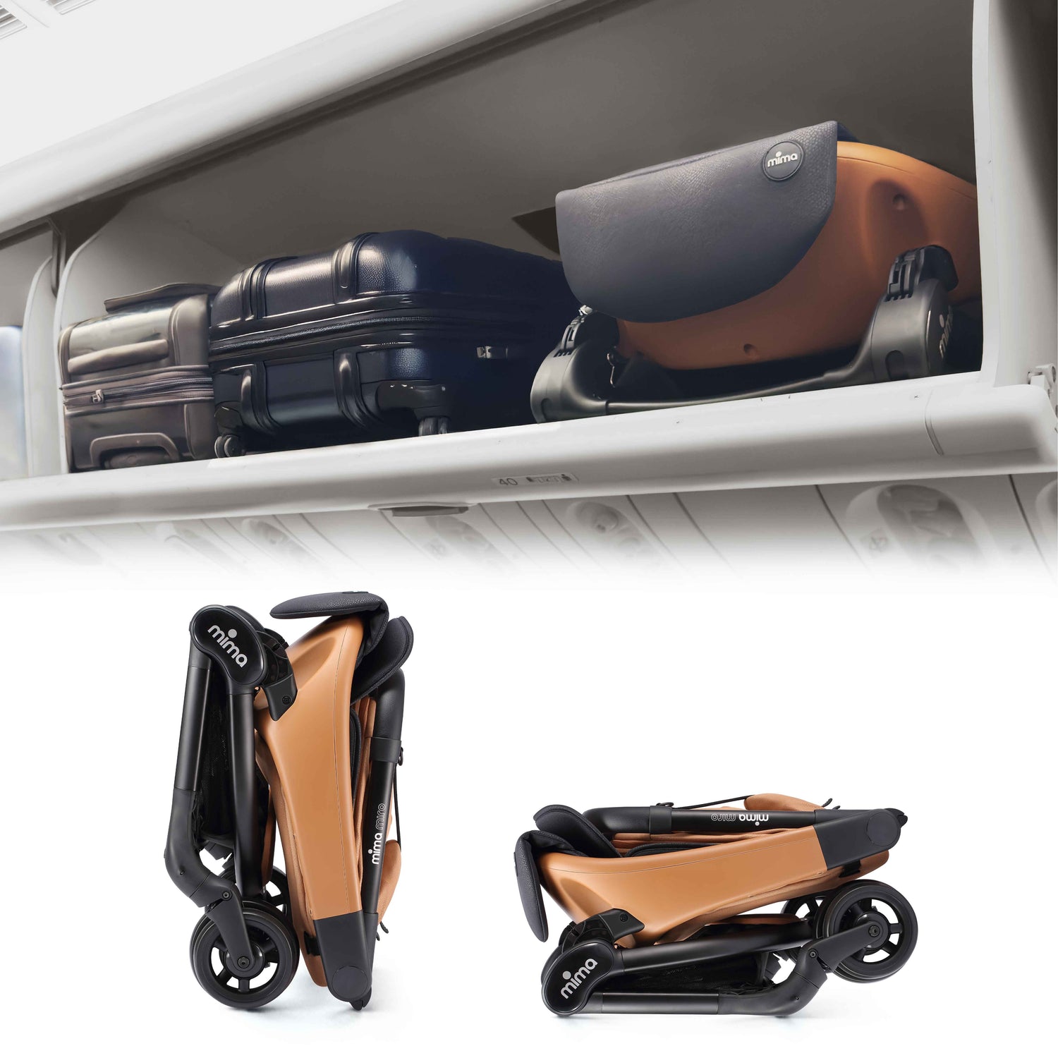 mima xari stroller travel bag mima miro | Designer Compact Travel Stroller