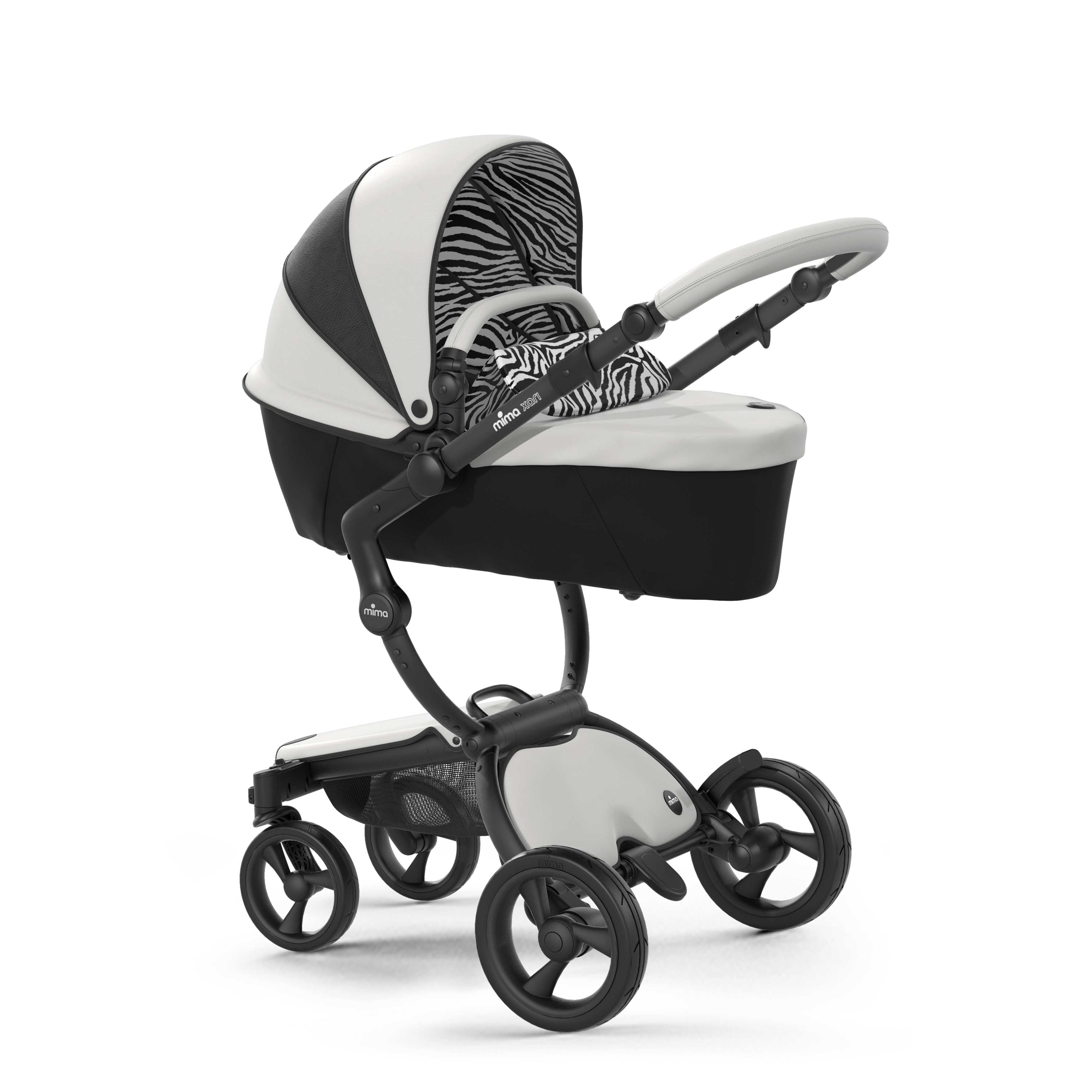 White mima outlet pram