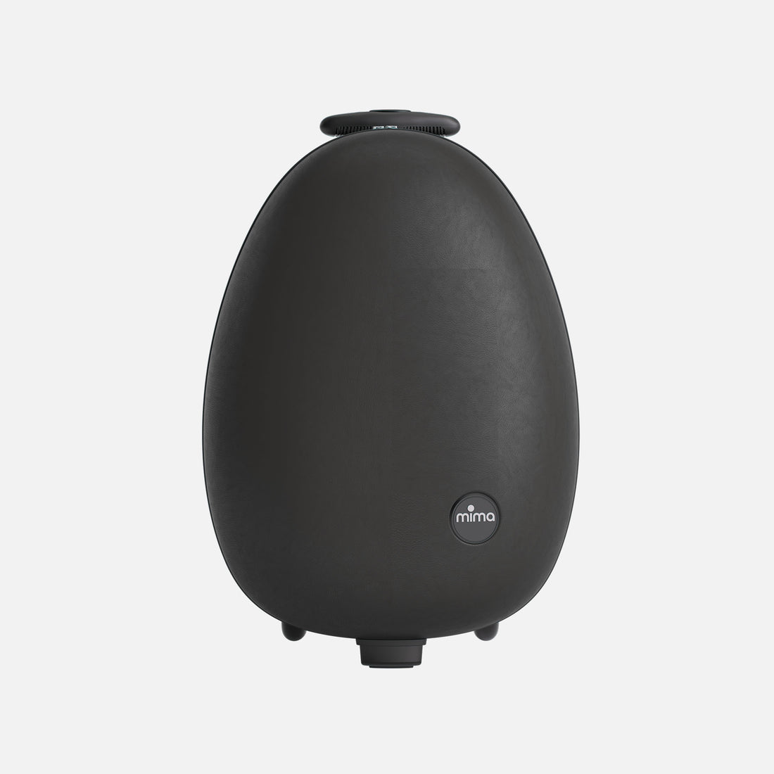 Mima Ovi Black suitcase, standalone product view 