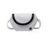 universal stroller mima trendy changing bag in snow white, for carrying diapers and baby essentials 